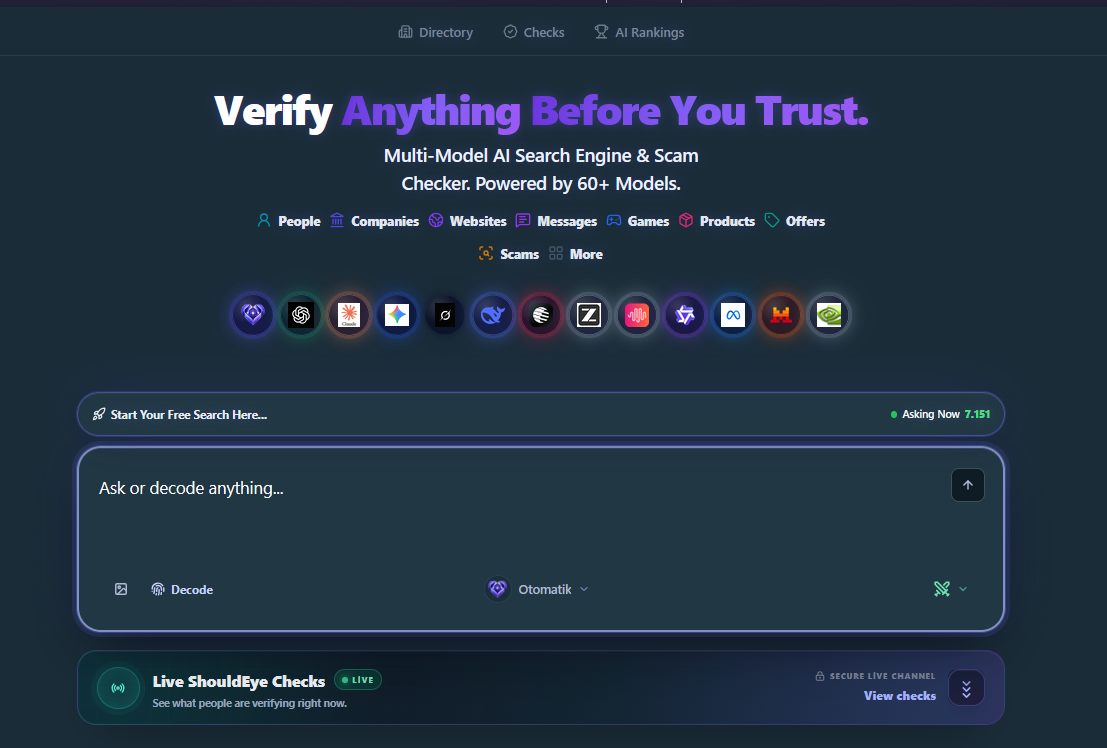 ShouldEye Launches Public Beta of Its Multi-Model AI Decision Platform.