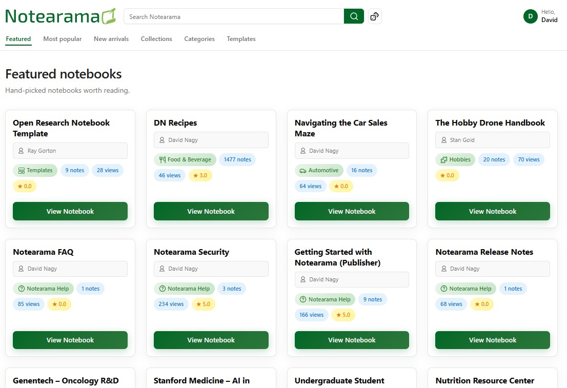 Notearama Launches No-Code Knowledge Publishing System