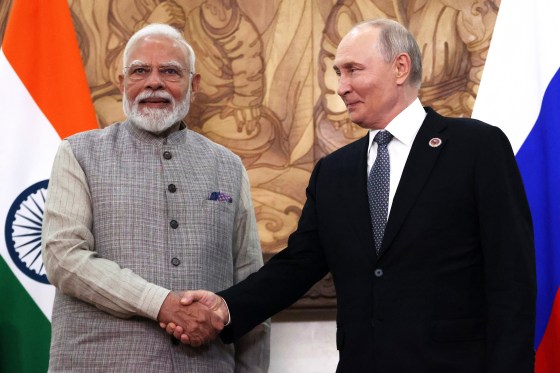 Leaders of China, Russia and India meeting to counter U.S. influence