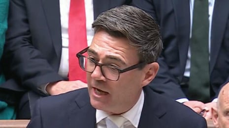 Burnham says Brexit brought ‘decade of low growth’ in first Commons address as prime minister – as it happened