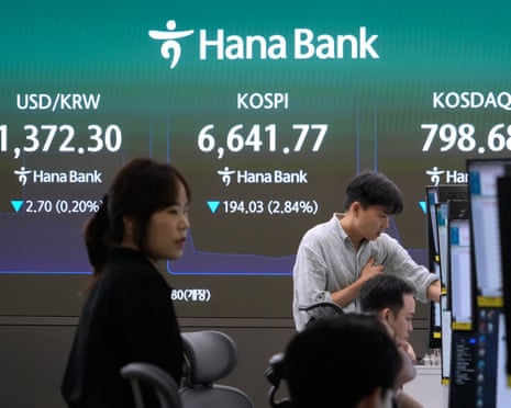 Markets slide as inflation fears trigger global bond sell-off – business live