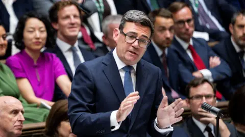 Burnham pressed on economy at first PMQs as UK borrowing costs rise