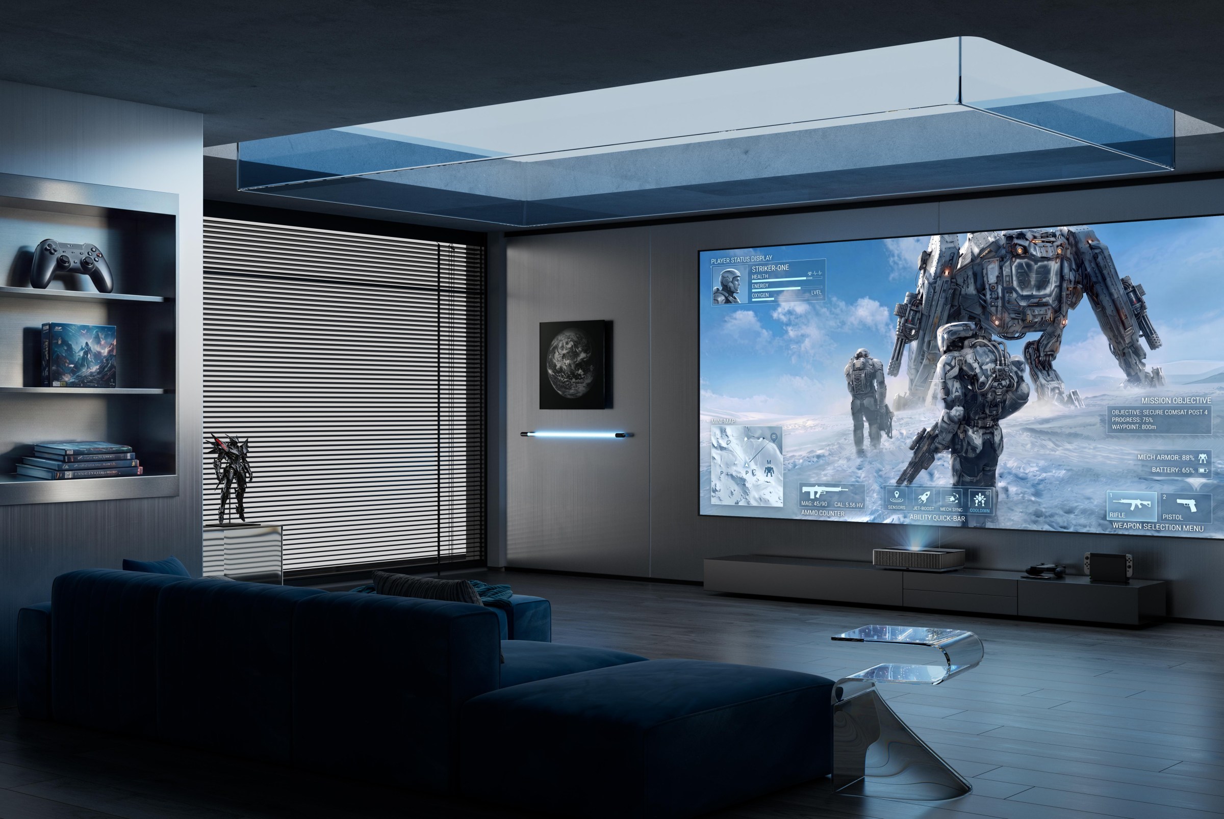 Here’s the first 4K 120Hz UST projector with optical lens shift