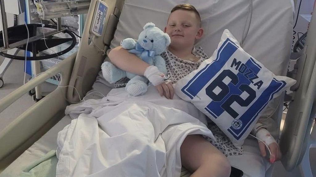 Wigan mum tells of son's sepsis ordeal that left him in coma