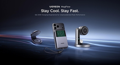 UGREEN Unveils New MagFlow Lineup, Featuring the World's First Liquid-Cooled Qi2 25W Magnetic Power Bank