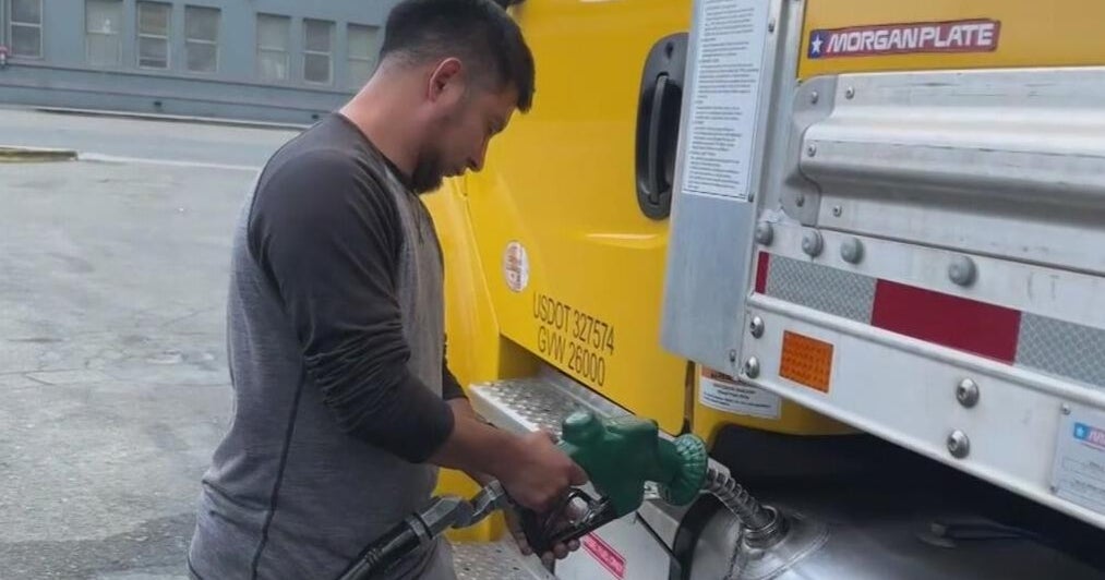 Record diesel prices could further drive up costs for Bay Area consumers