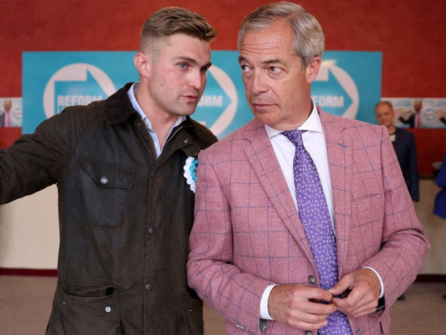 Senior aides to U.K.'s Nigel Farage step down in donation scandal where reporter posed as wealthy American's son