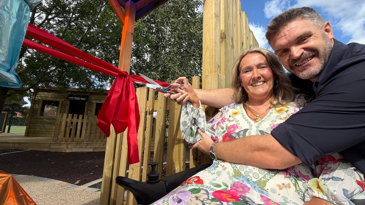 Hartburn headteacher opens park after MND diagnosis