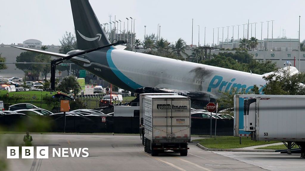 Five dead after Amazon cargo plane crashes at Miami airport