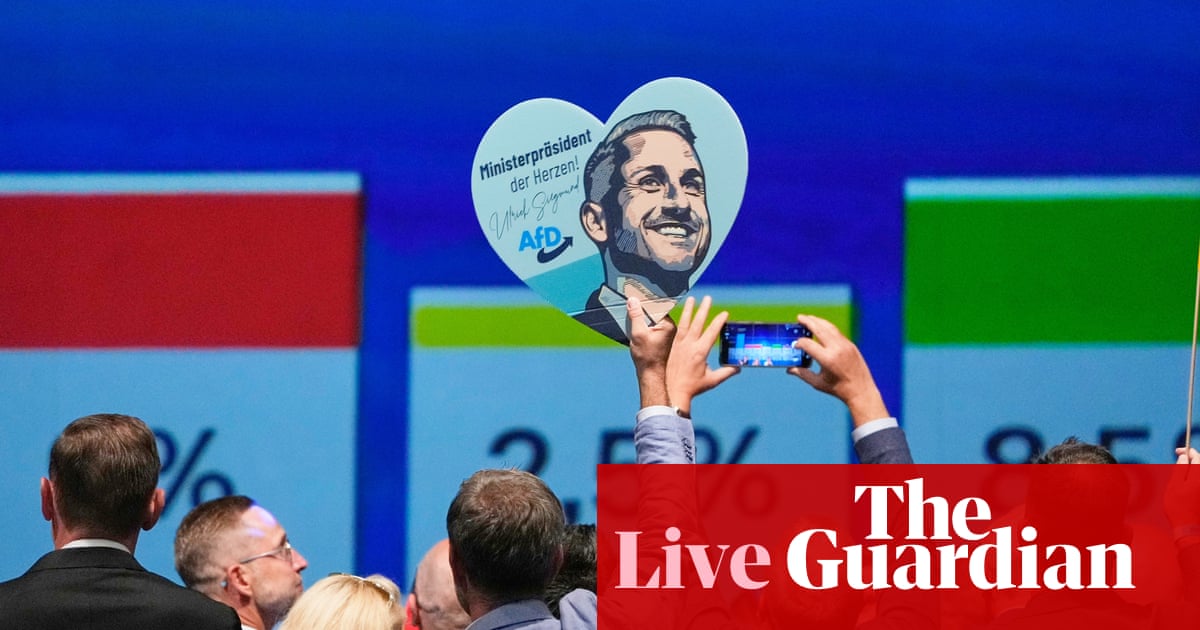 Merz to respond as Germany’s far-right AfD wins key state election – Europe live
