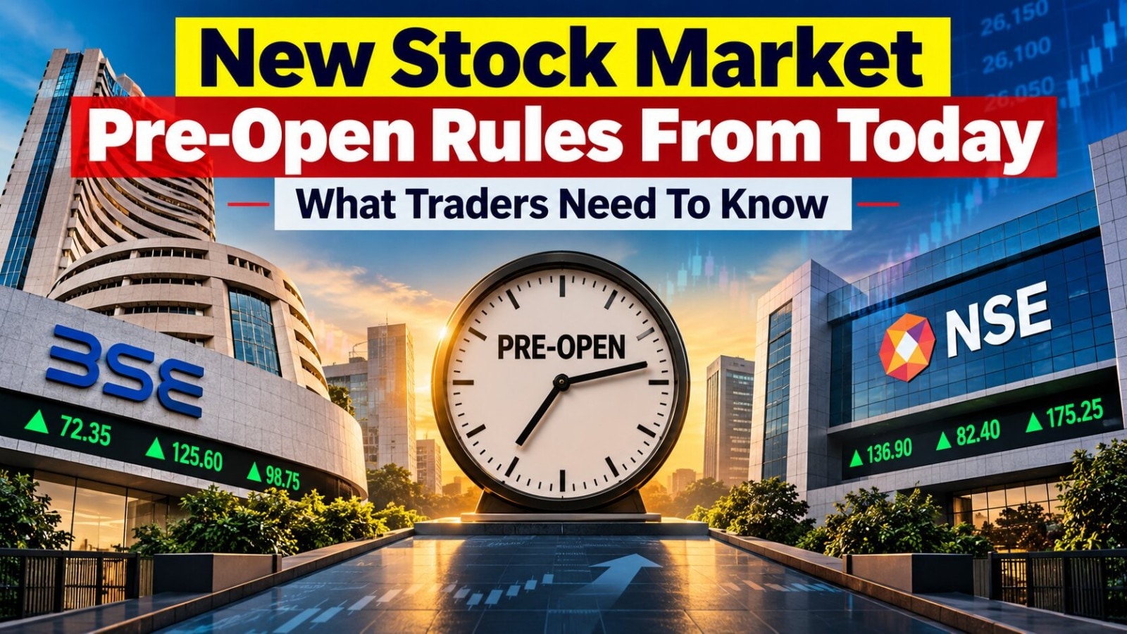 NSE, BSE Pre-Open Session rules change today: Here's what is different for stock market participants