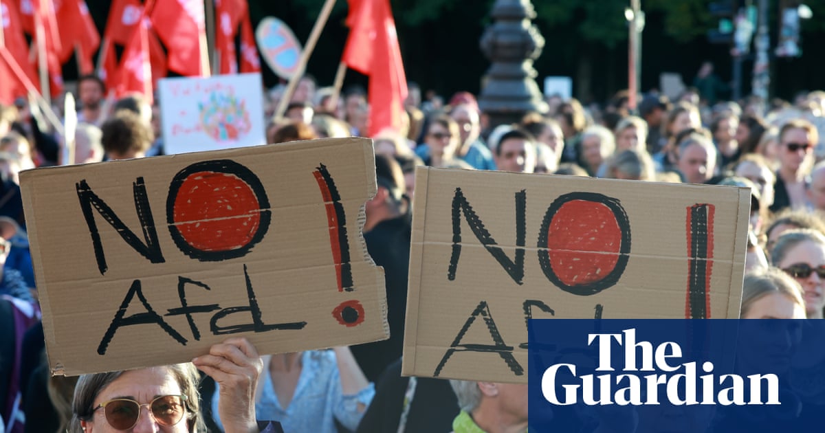 Anti-AfD protests sweep Germany as far right closes in on two more states