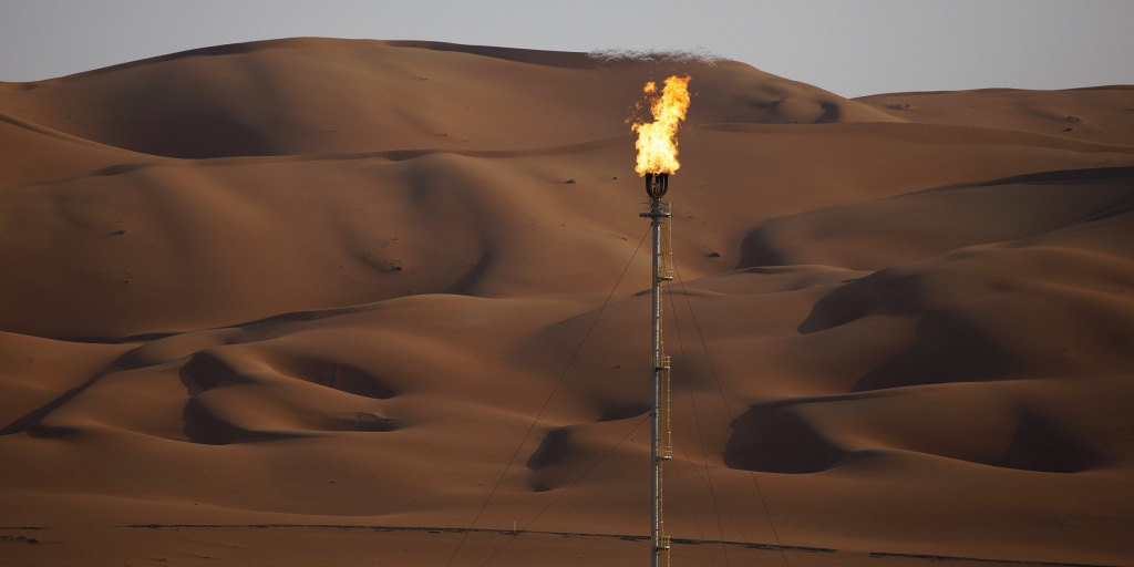 Oil nears $100 after Saudi Arabia says energy infrastructure was attacked