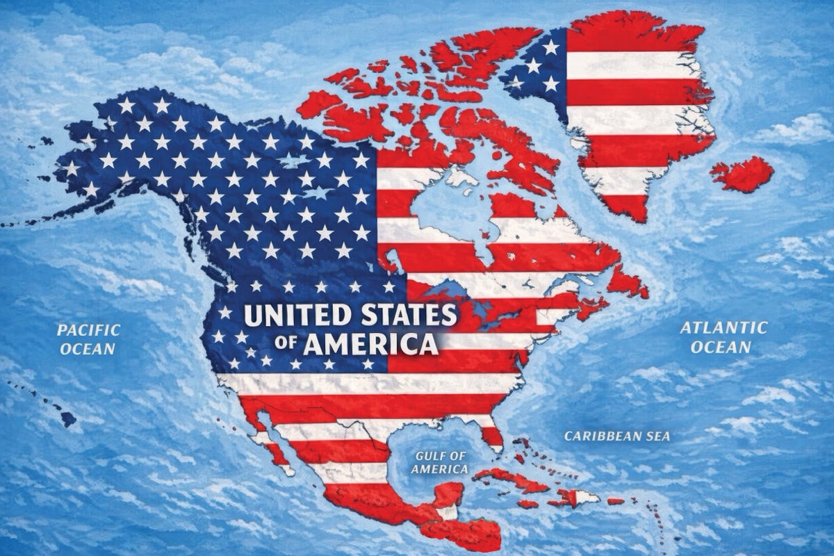 Trump fuels feuds with post showing American flag map over all of North America