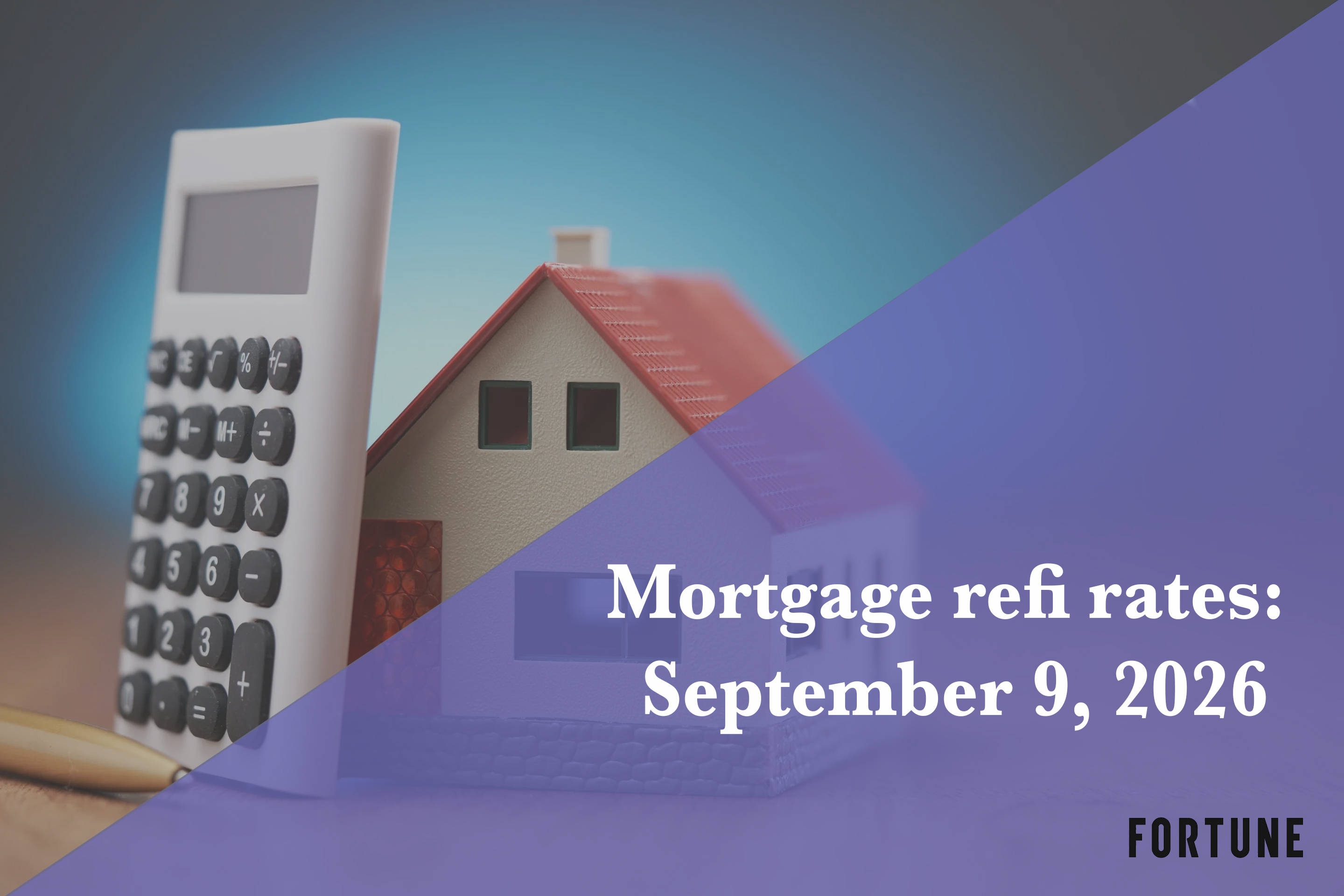 Current refi mortgage rates report for Sept. 9, 2026