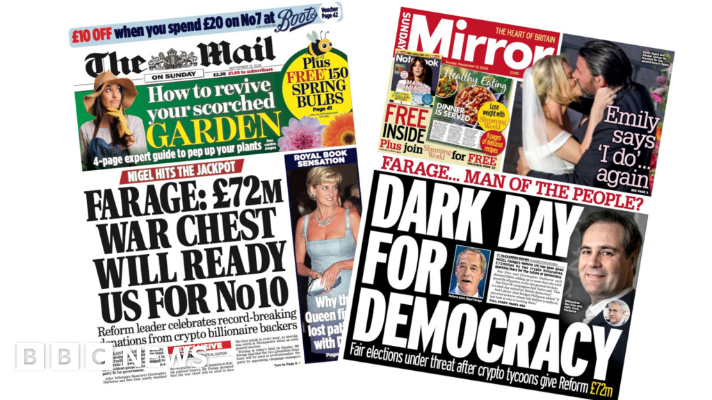 'Nigel hits the jackpot' and 'Dark day for democracy'