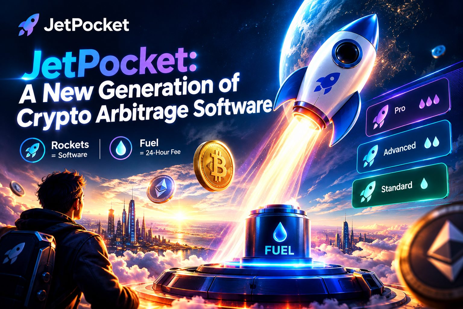 JetPocket Introduces Rocket and Fuel Model for Crypto Arbitrage Bots