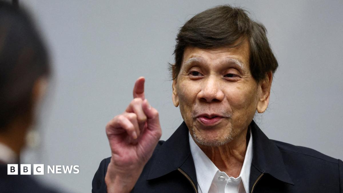 ICC: Philippines' Rodrigo Duterte makes first in-person appearance in 18 months at The Hague