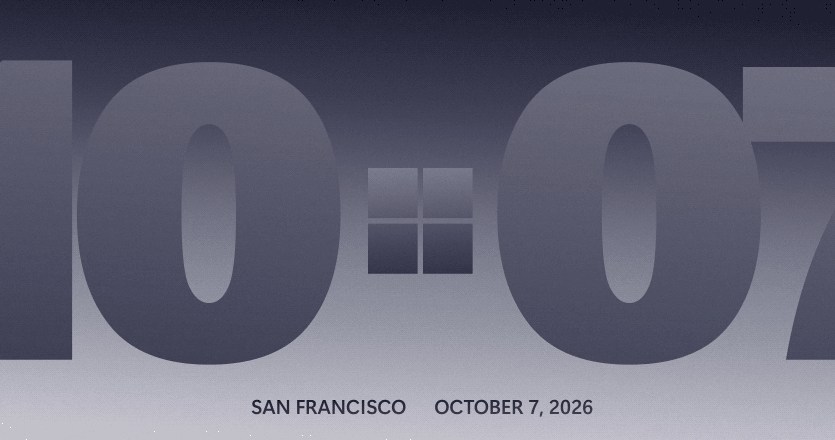 Microsoft announces Windows and Surface event for October 7th