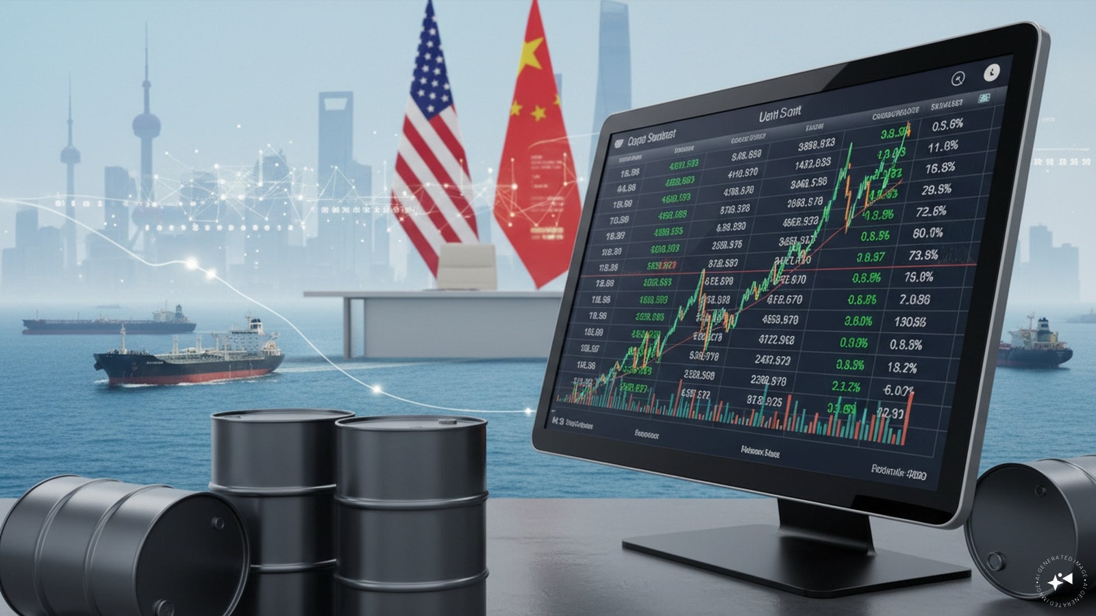 Asian stocks rise on US-China trade optimism; oil falls for fourth straight day