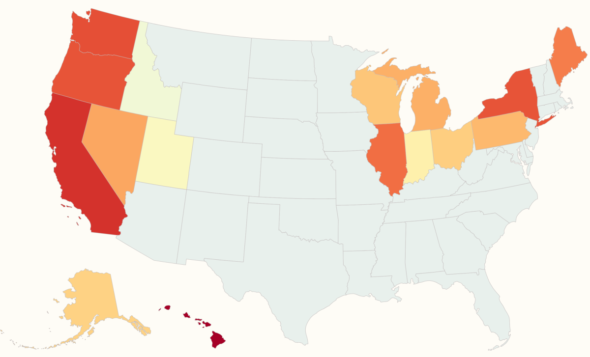 Map Shows Donald Trump’s Approval Rating in States With $6.50 Diesel