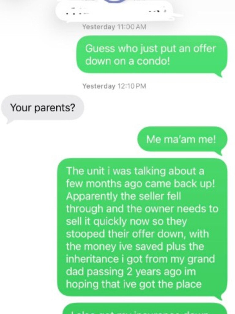 ‘Poor choice’: First-home buyer cuts off friend over savage property text