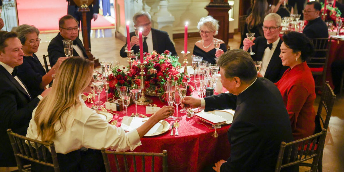 The who's who in tech showed up for Trump's glitzy White House dinner with China's leader