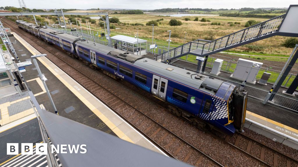 New Barrhead railway station welcomes first passengers