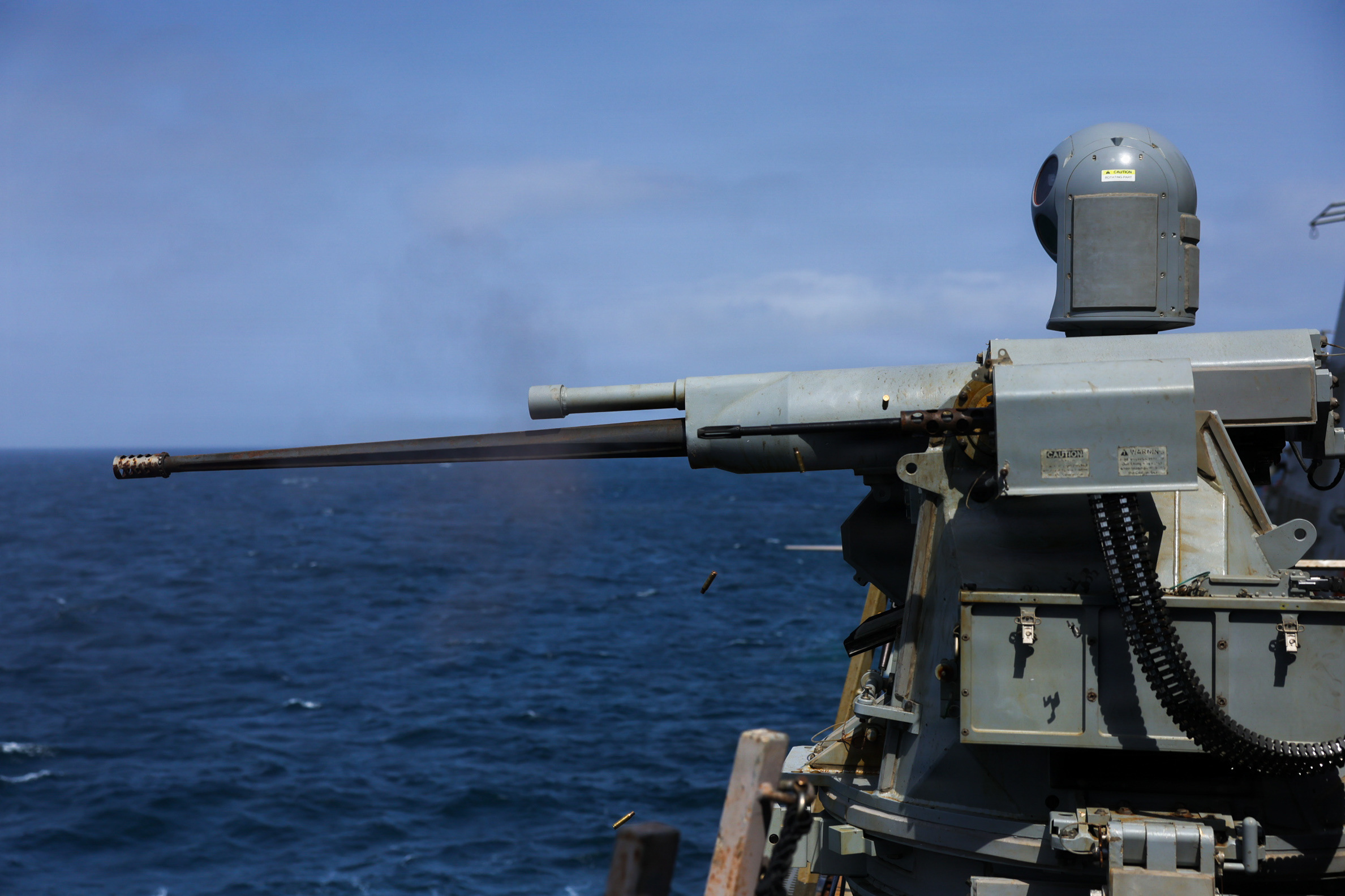 US helps double oil volume exiting the Gulf, with the military now guiding ships in broad daylight