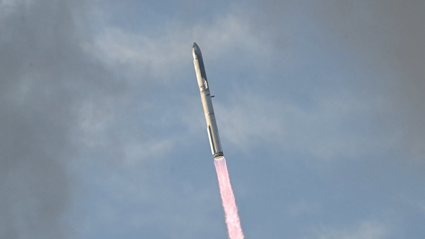 SpaceX’s Starship launches on first orbital mission from Texas
