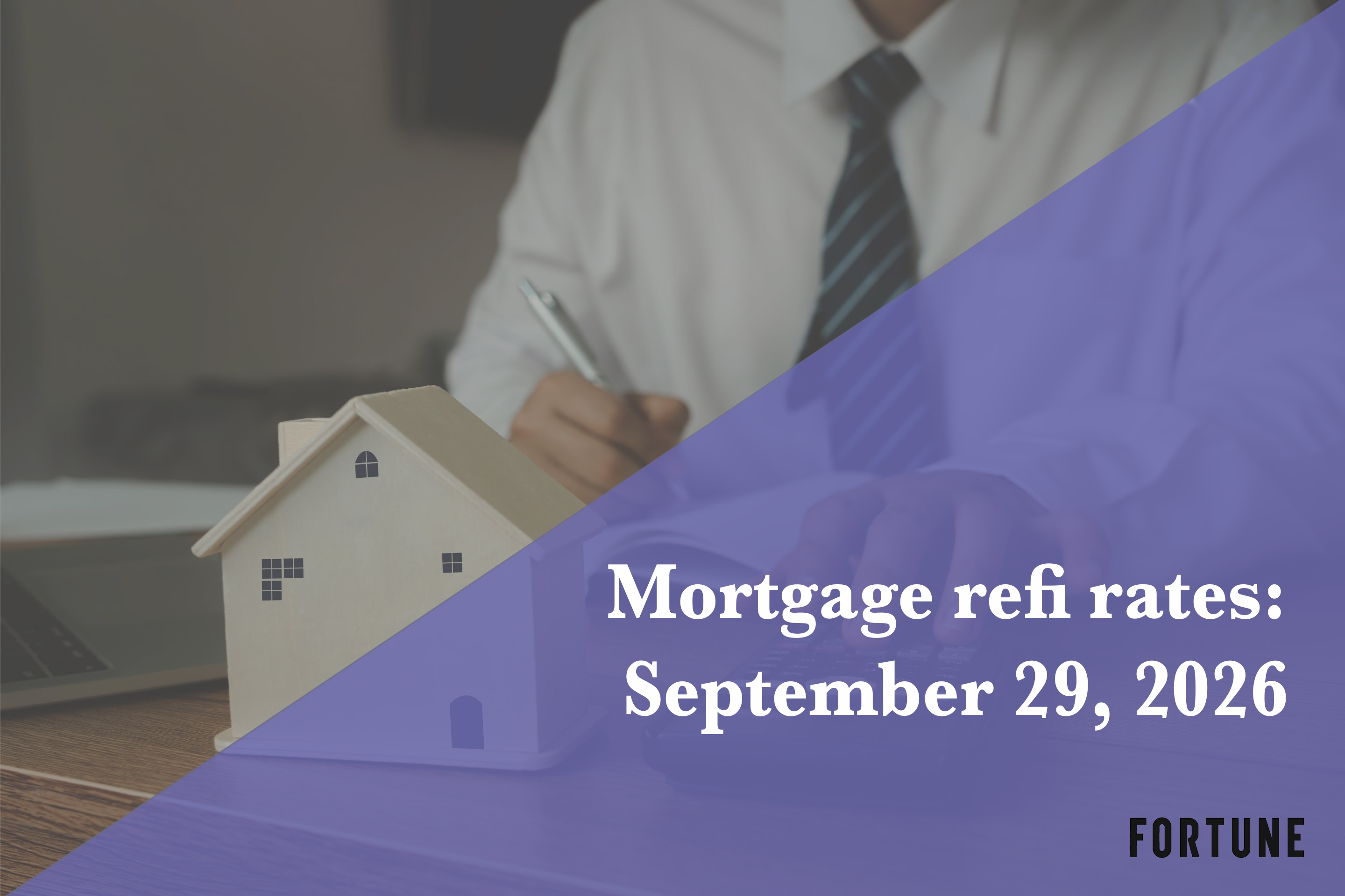 Current refi mortgage rates report for Sept. 29, 2026