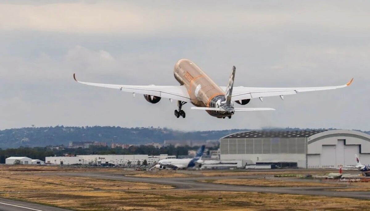 Airbus gets a new freighter – and its giant door – into the air for the first time