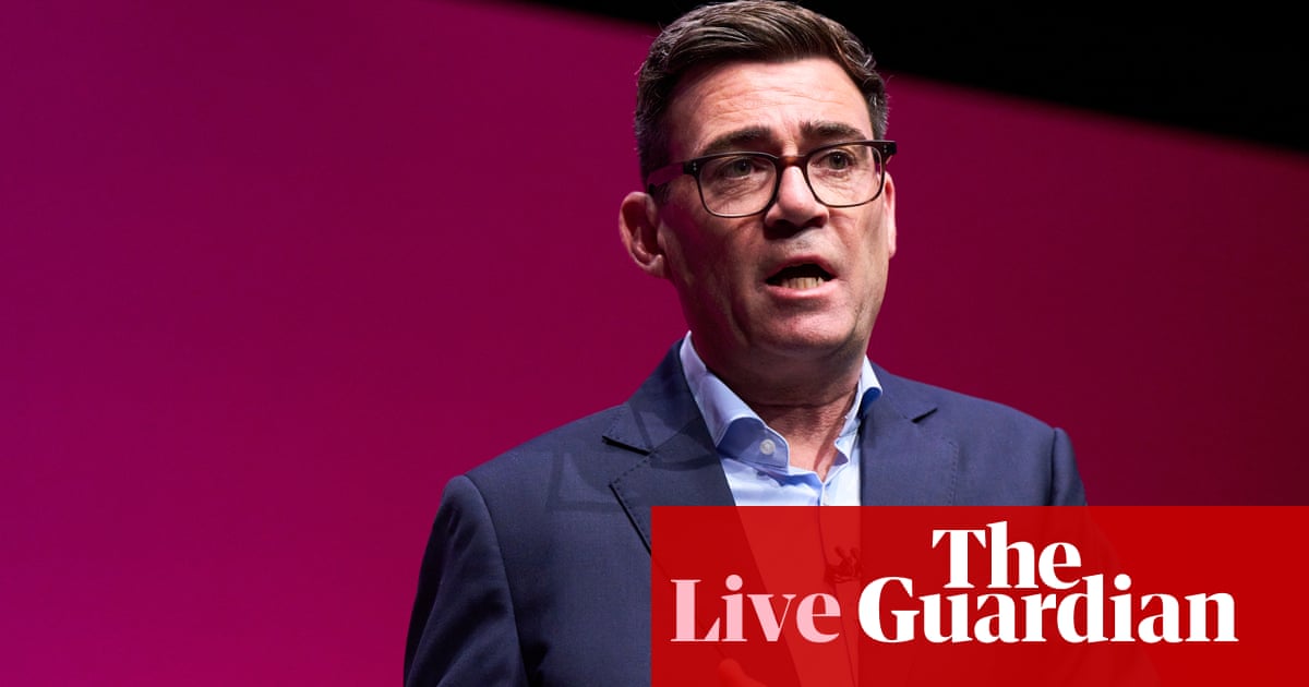 Andy Burnham says rejoining the EU among all ‘the options’ being considered – UK politics live