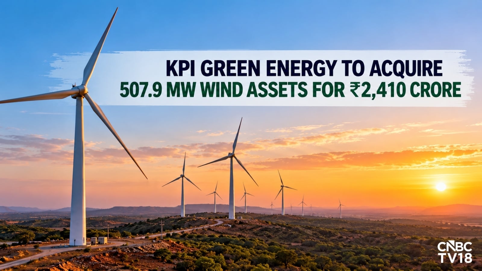 KPI Green Energy shares gain for fourth straight day; Announces ₹2,410 crore acquisition
