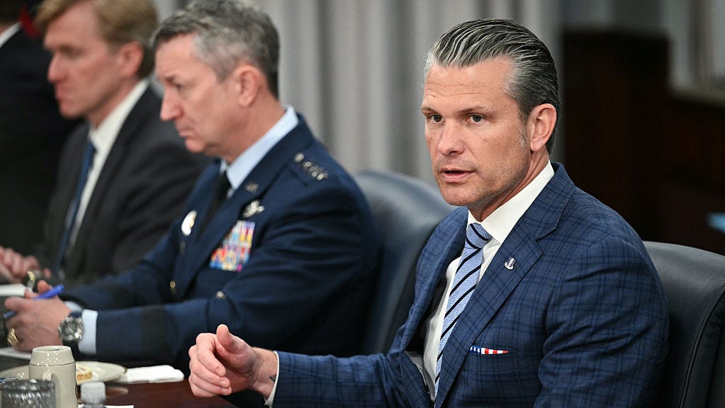 Pete Hegseth to unveil plan cutting top military positions by 20%