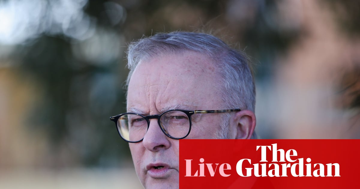 Australia news live: PM says Shoebridge’s ‘replace Labor’ goal ‘somewhat concerning’; Anika Wells named in Time’s ‘influential rising stars’
