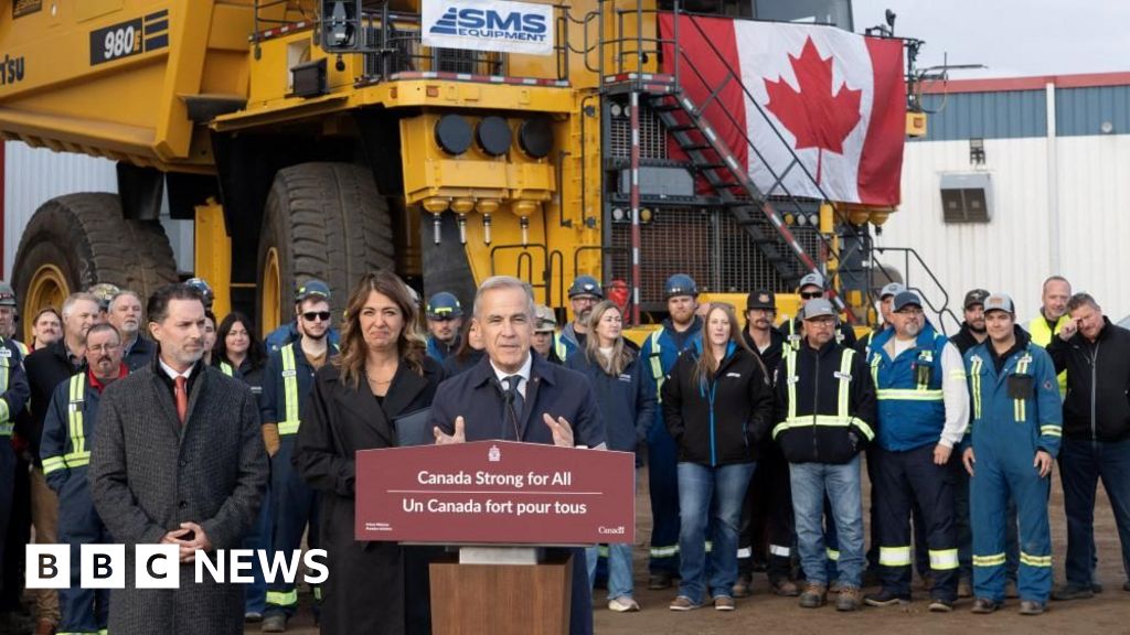 Carney hopes an oil pipeline can help Canada fight a trade war