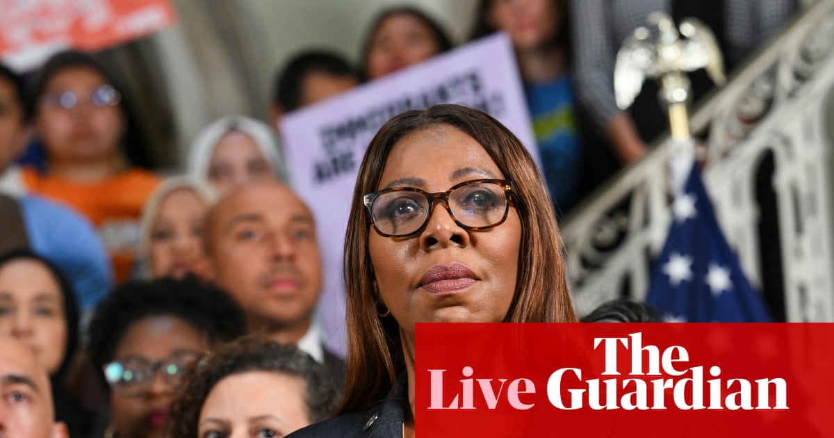 Hochul to address Cornell University case after appointing Leticia James to investigate alleged gang-rape – US politics live