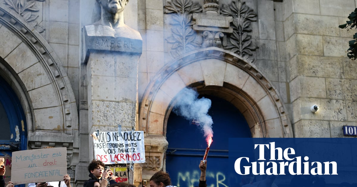 ‘We just want to be listened to’: student protests shut schools across France