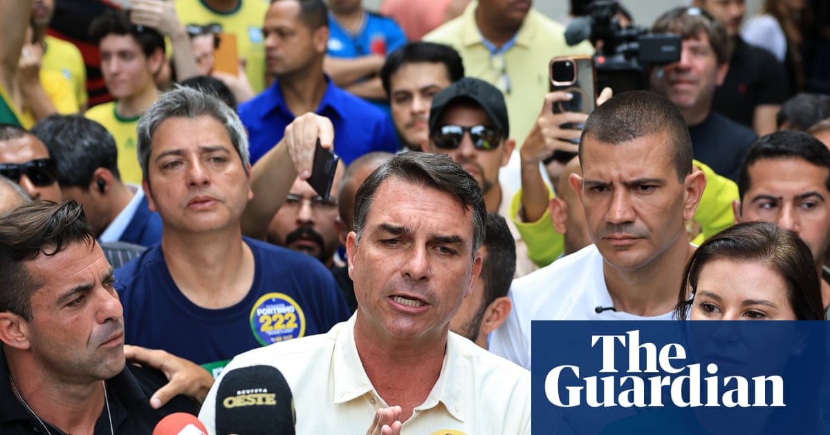 Brazil’s presidential race to go to second round as Flávio Bolsonaro leads incumbent Lula