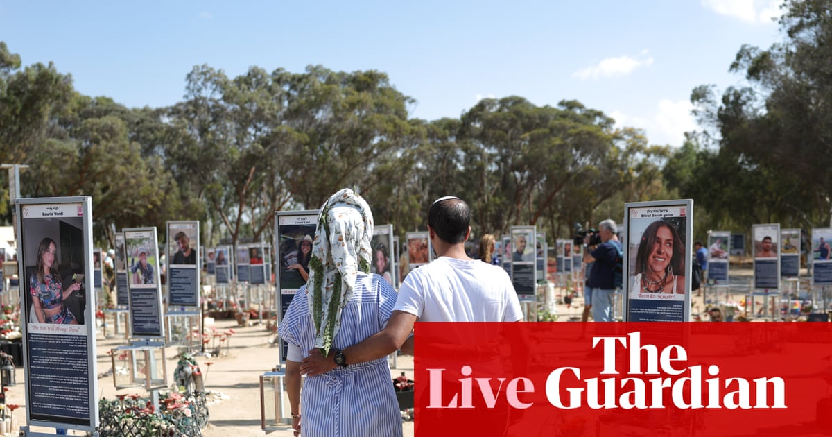 Israel marks three years since 7 October attack by Hamas – live