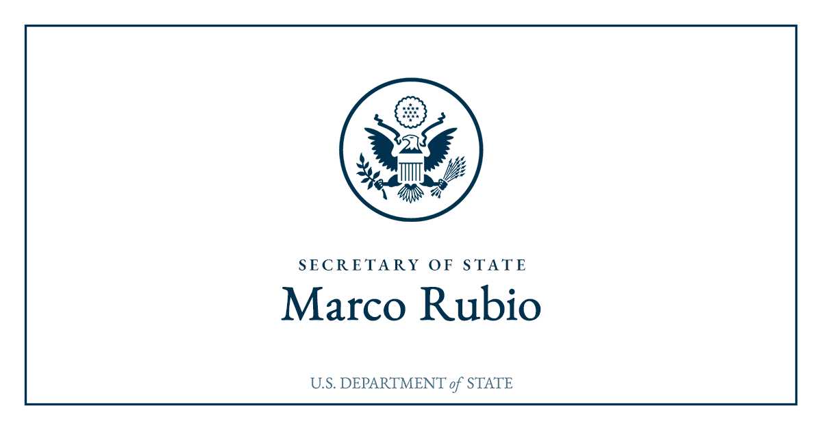 Secretary of State Marco Rubio at the U.S. Embassy Chancery Dedication Ceremony - United States Department of State
