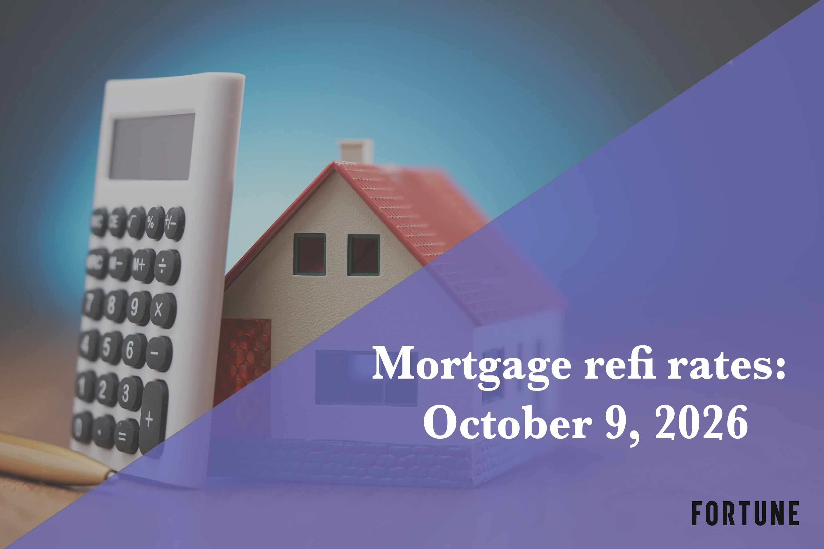 Current refi mortgage rates report for Oct. 9, 2026