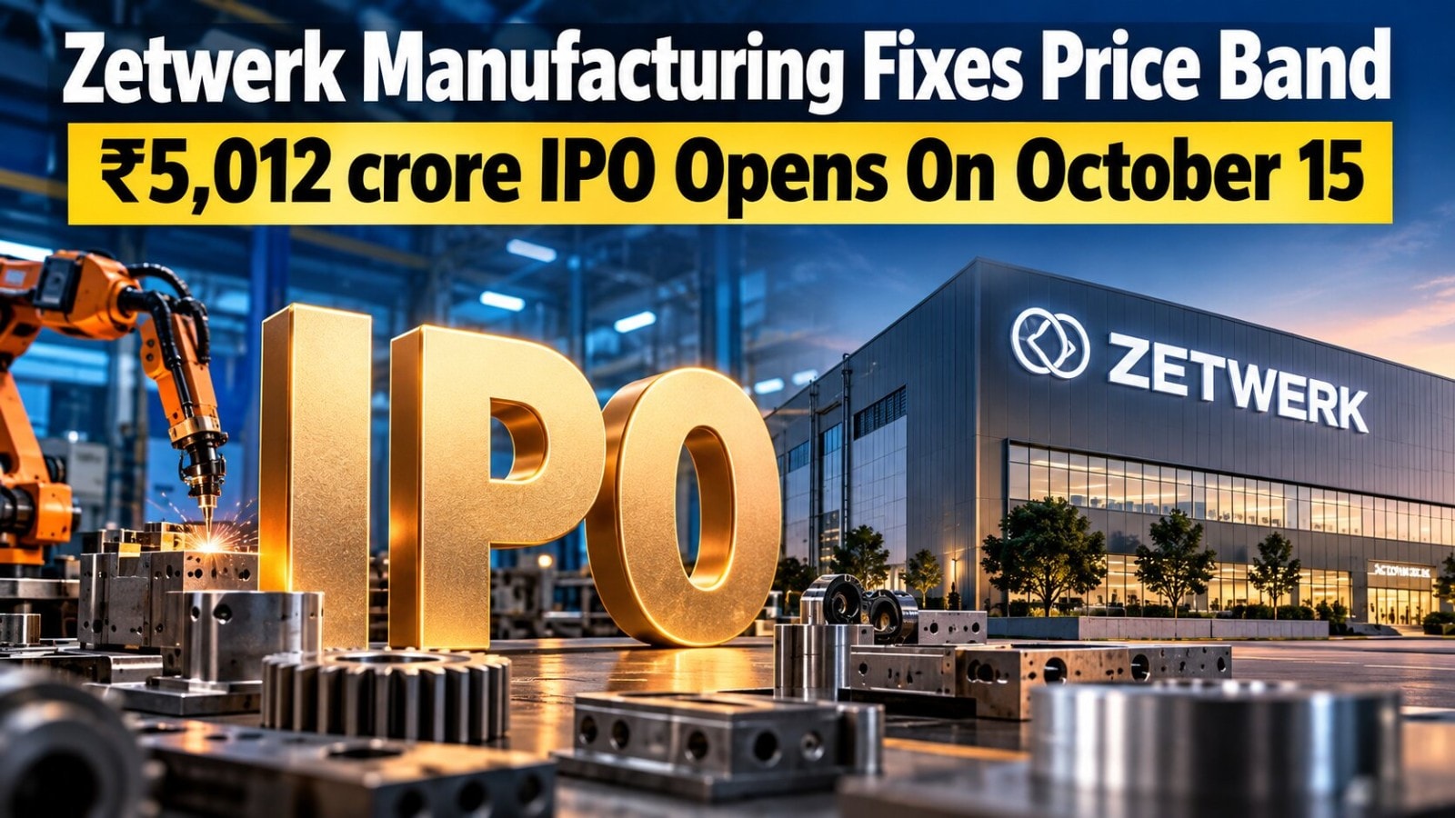 Zetwerk Manufacturing IPO: Price band fixed for ₹5,012 crore issue; Details here