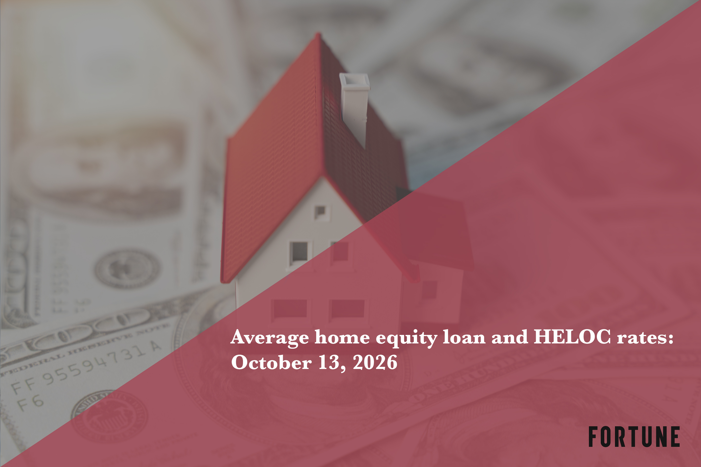Today’s home equity loan and HELOC rates, Oct. 13, 2026