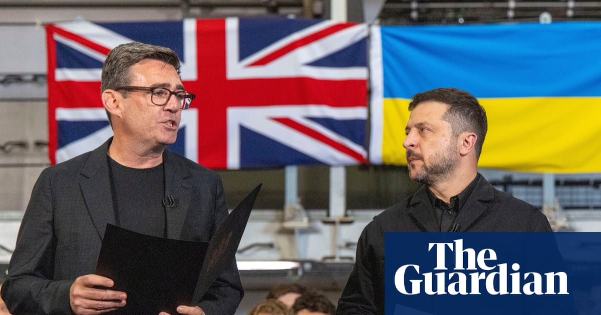 Burnham to host Zelenskyy at No 10 in show of ‘rock-solid’ support