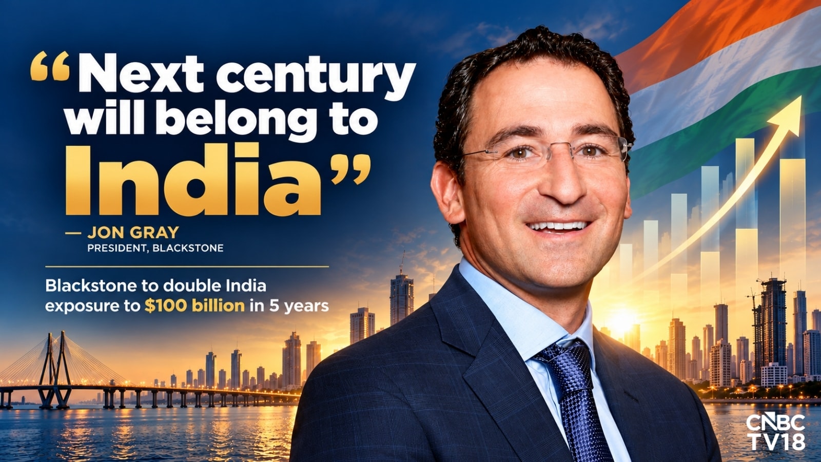Exclusive | Blackstone to double India exposure to $100 billion in 5 years: Jon Gray