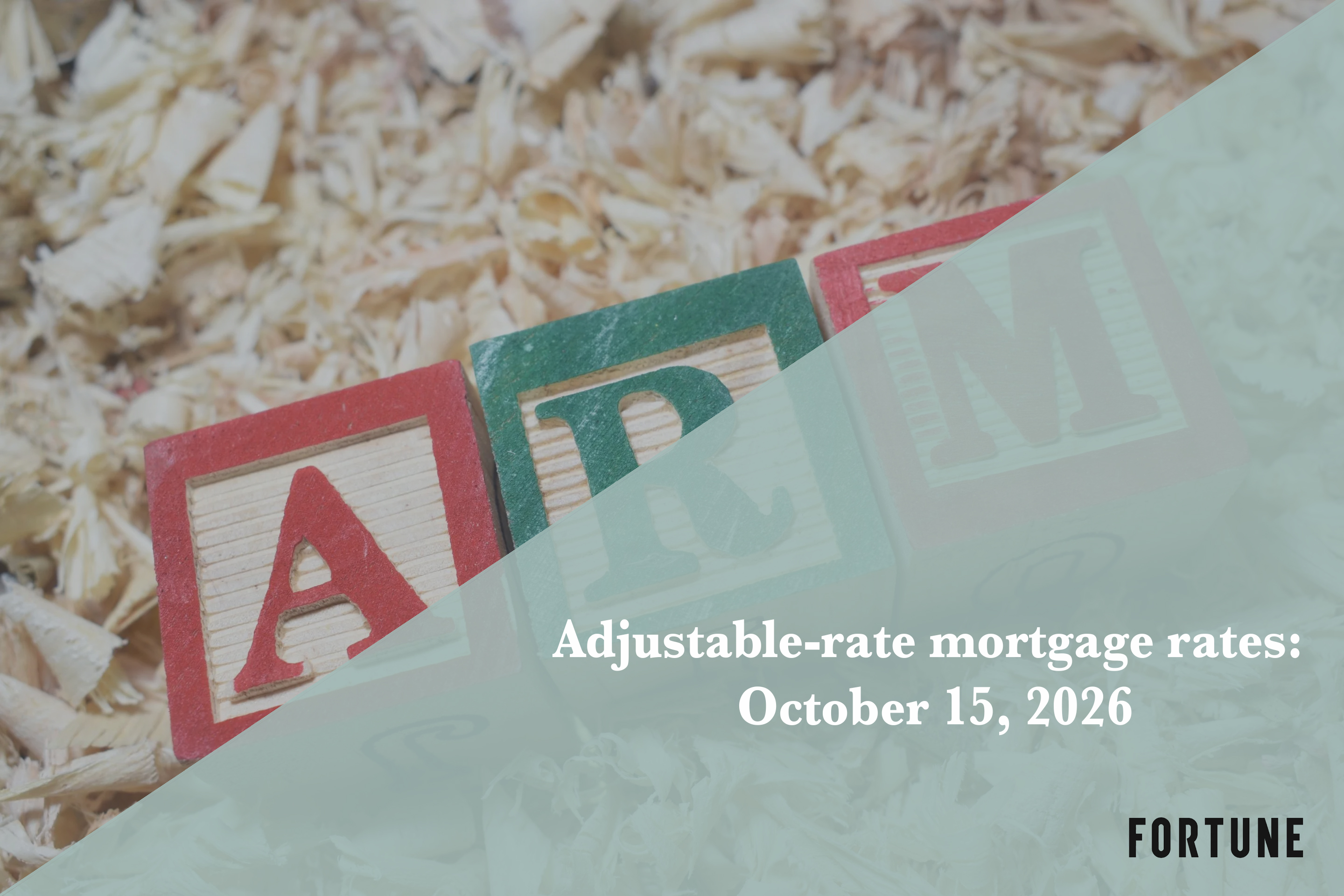 Current ARM mortgage rates report for Oct. 15, 2026