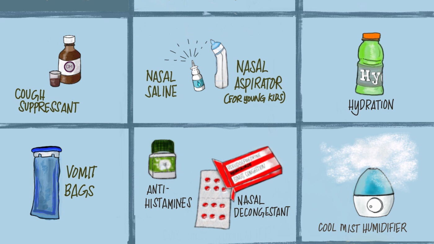 Essential items to stock in your medicine cabinet for cold and flu season