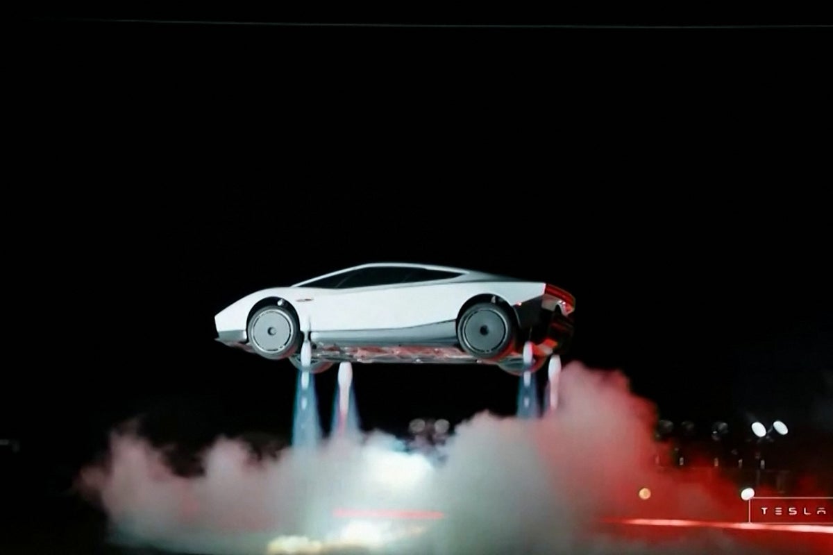 With his new Tesla Roadster, has Elon Musk turned flying cars from sci-fi to reality?